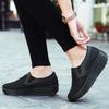 Women Slip-on Loafers Breathable Mesh Casual Walking Shoes Fashion Platform Shoes Rocker Shoes Wedge Heels