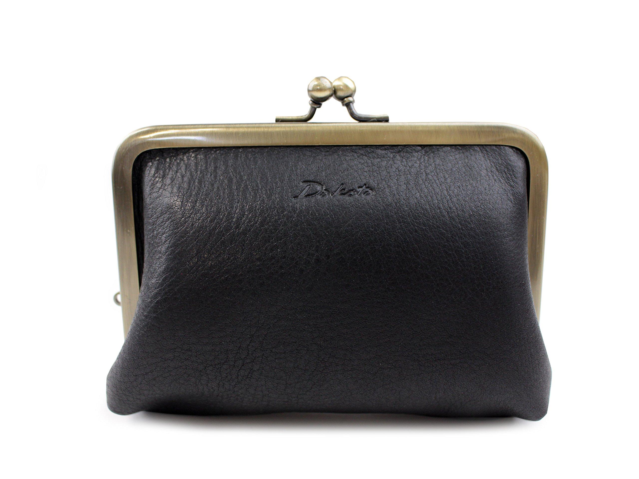 

coin Black [Dakota] Wallet, purse, clasp, Largo, women s, [10]