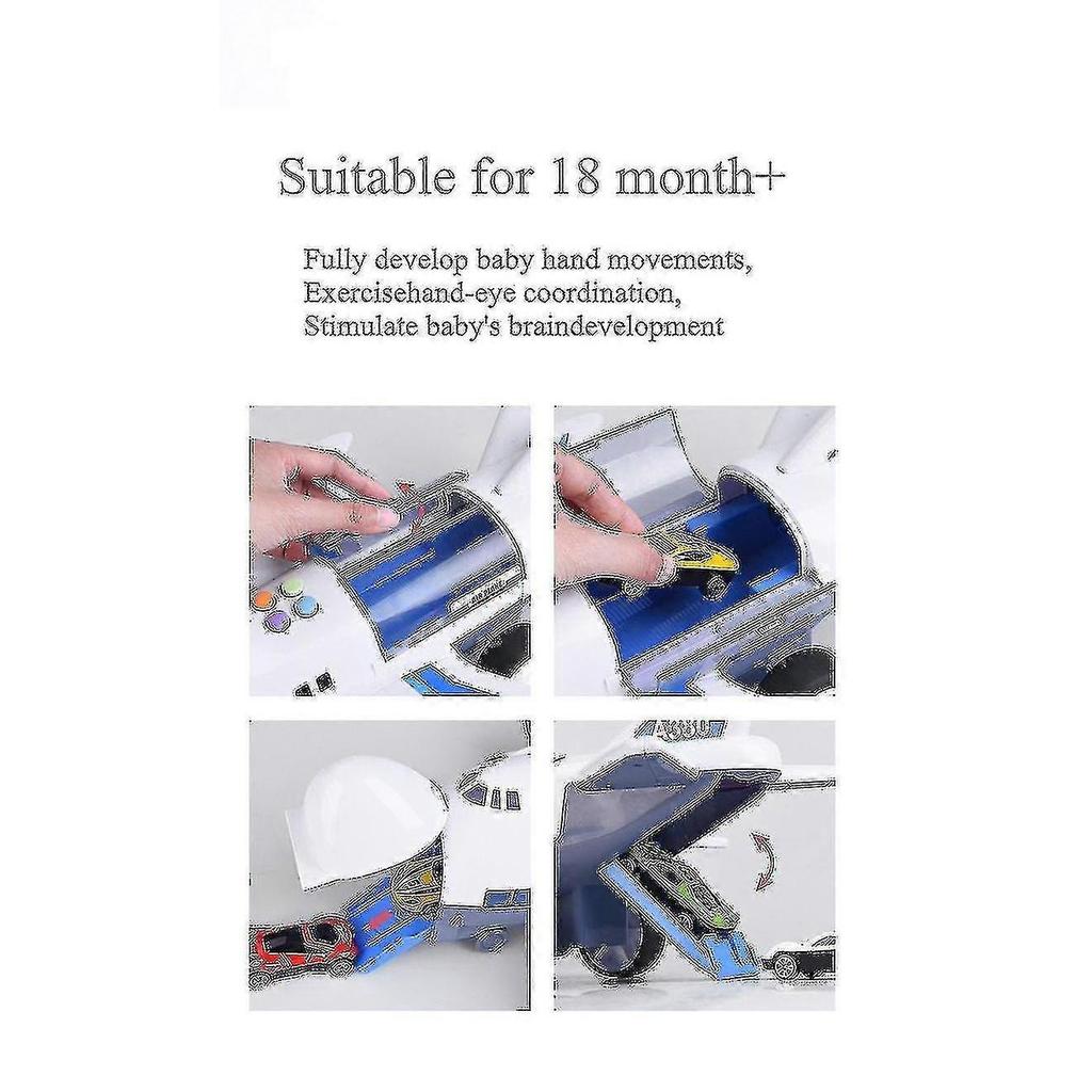 Toy Aircraft Music Story Simulation Track Inertia Children's Toy Aircraft Large Size Passenger Plane Kids Airliner Toy Car