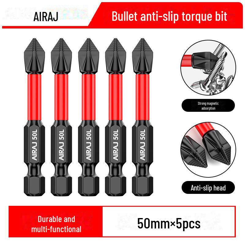 

Головка отвертки из вольфрамовой стали с магнитным покрытием, противоскользящая, ударопрочная
