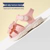Toddler Sandals for Boys & Girls: Cartoon Flowers, Bows, Non-slip Soft Sole, Plastic, Ages 1-4.
