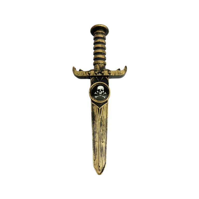 Plastic Pirate Costume Set: Sword, Gun, Hat, and Eye Patch