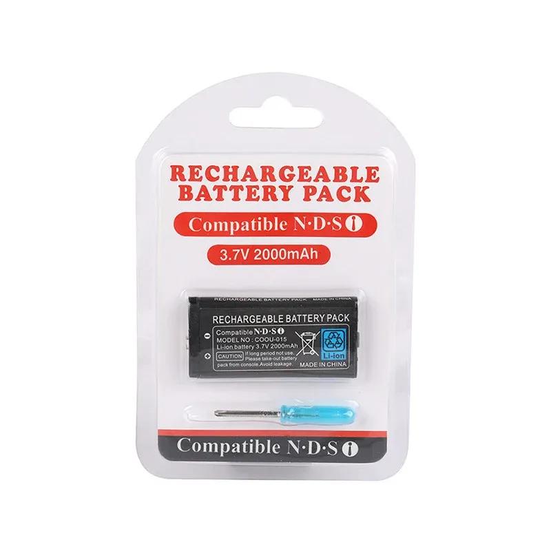 3.7V 2000mAh Rechargeable Battery TWL-003 TWL 003 Lithium Battery Pack for Nintendo Ndsi Game Console Built-in Batteries TWL003