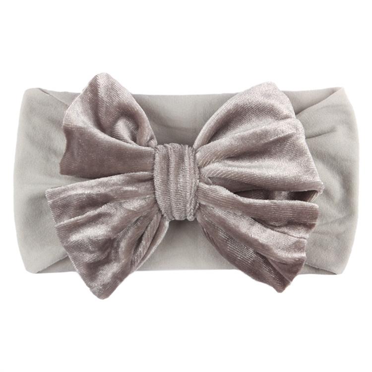 Custom Toddler Baby Boutique Ribbon Hair Bows Big Bowknot Headband Baby Girl Ribbon Hair Bow Headband