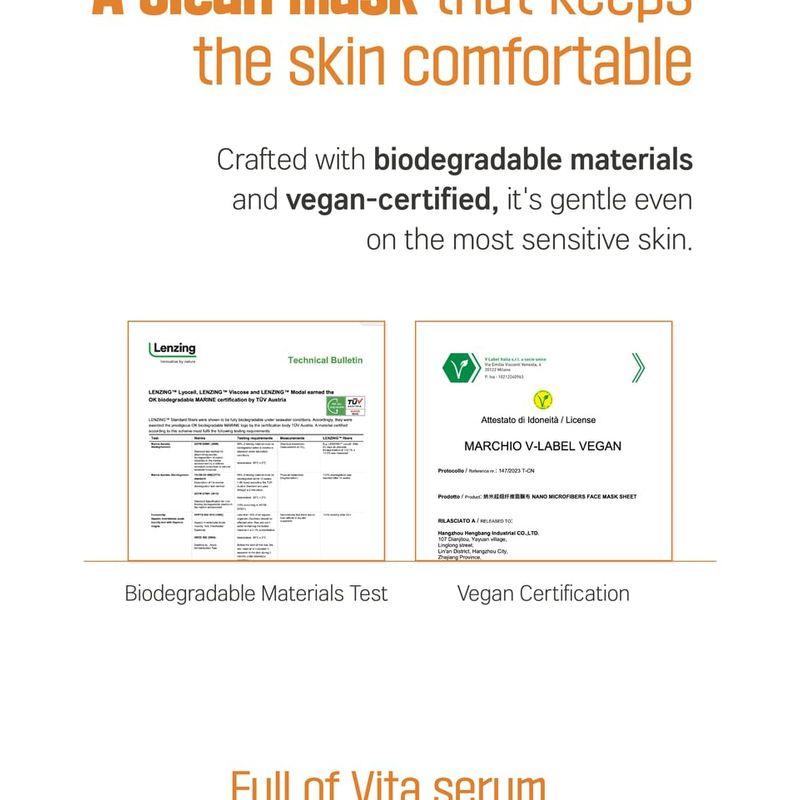 ROUND LAB - Vita Niacinamide Dark Spot Serum Mask Set