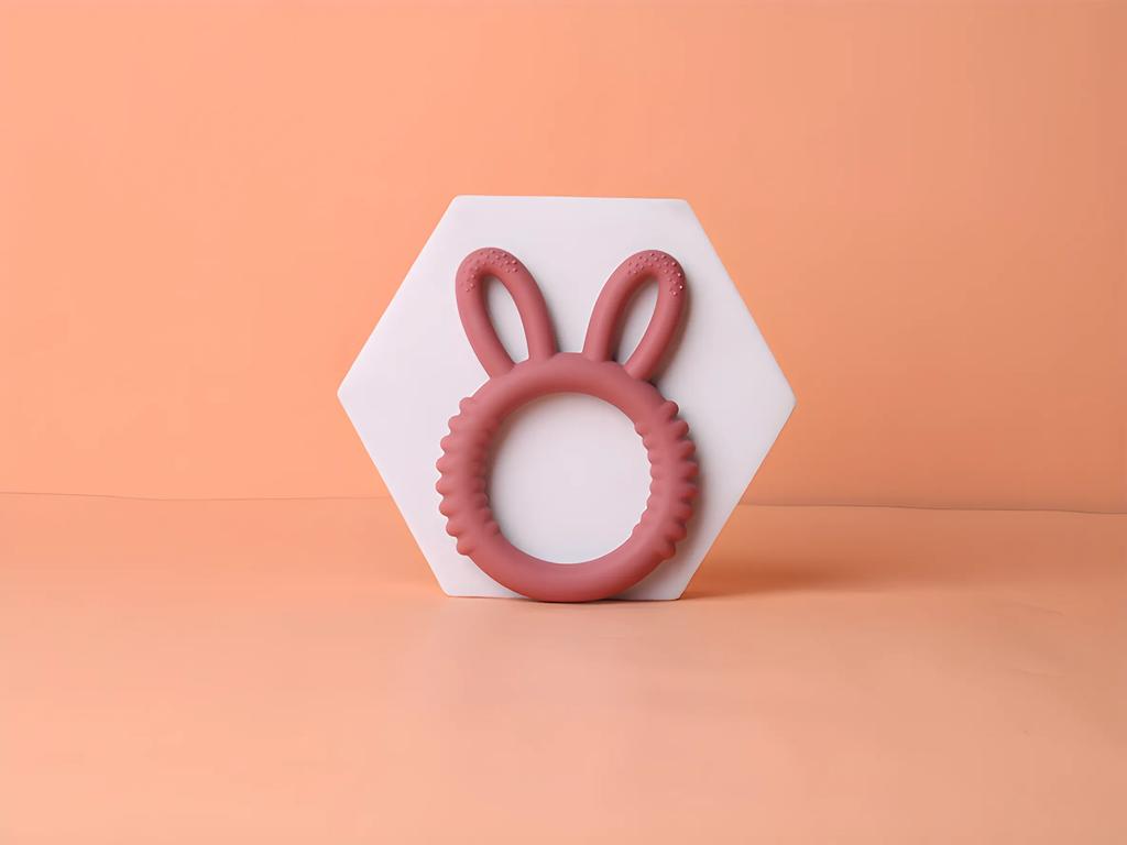 Non-Toxic Baby Silicone Teether Bunny Baby Pacifier Bite Happy Children Teething Toys Maternity & Baby Products