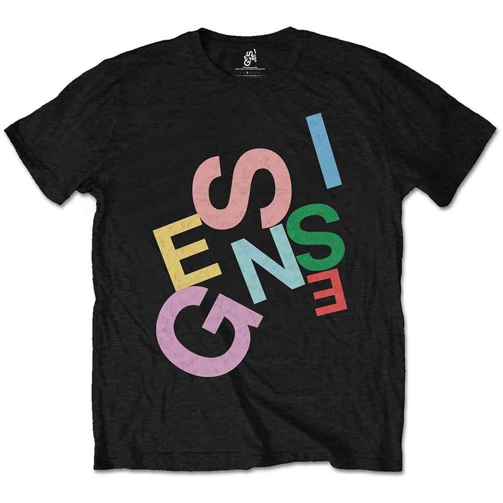 Genisis Unisexs Scatter Logo TShirt Black Medium S