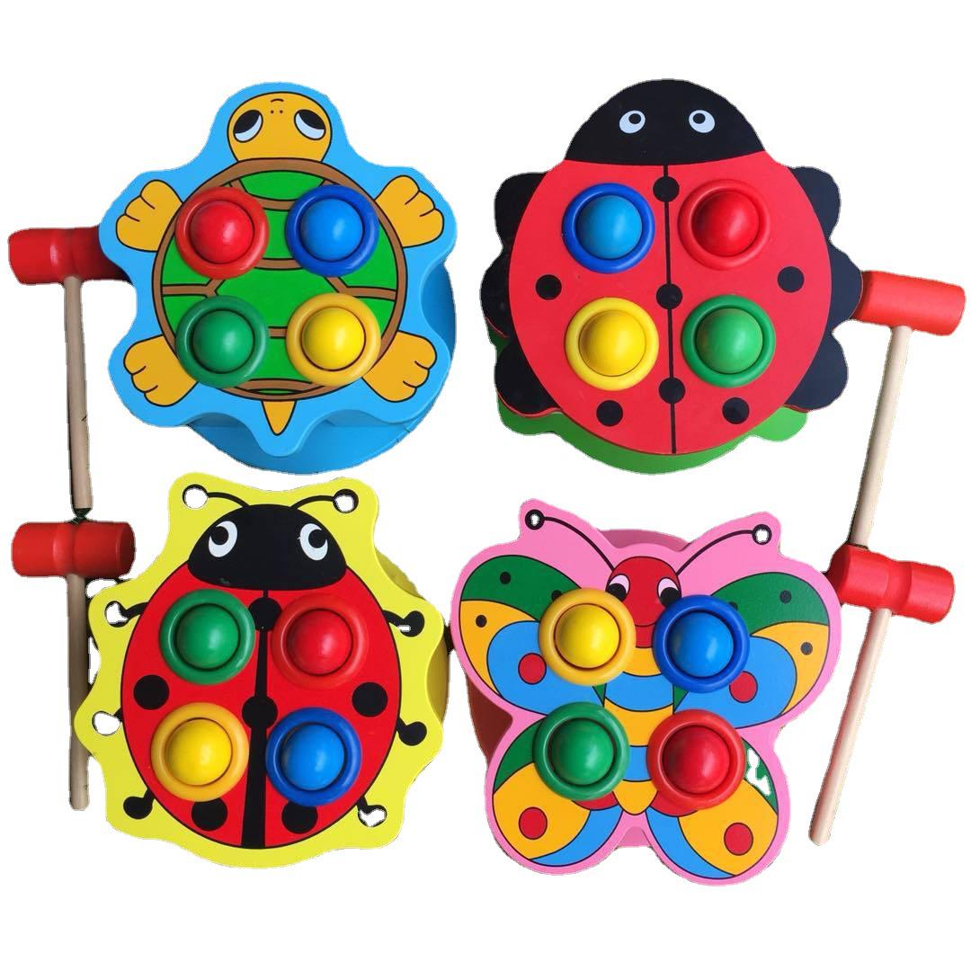 

Wooden Animal Knock Ball Table: Children s Hand-Eye Coordination & Color Matching Toy