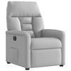 Vidaxl Elektryczny Fotel Rozkładany Cloud Grey Fabric