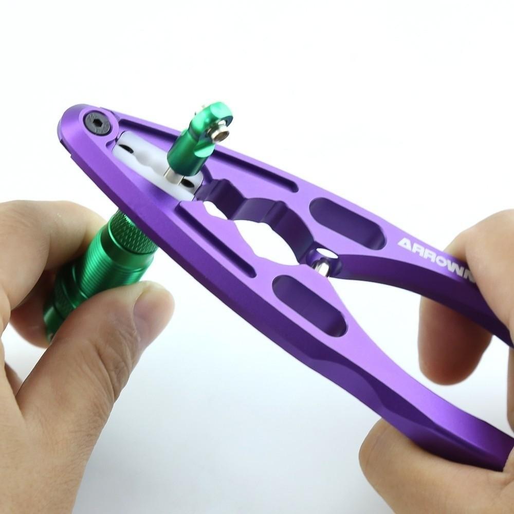 6 IN 1 Function CNC Shock Absorber Pliers Metal Construction Durable Shock Absorber Tool CNC Machined RC Crawler Car Tool