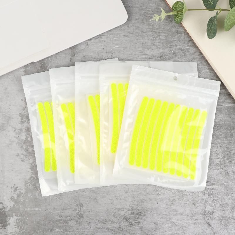 

100Pcs/5Bags Bicycle Reflective Sticker For Bike Wheels Rainbow Red Sticker For Car Motorcycle Night Safety Warning Sticker A8