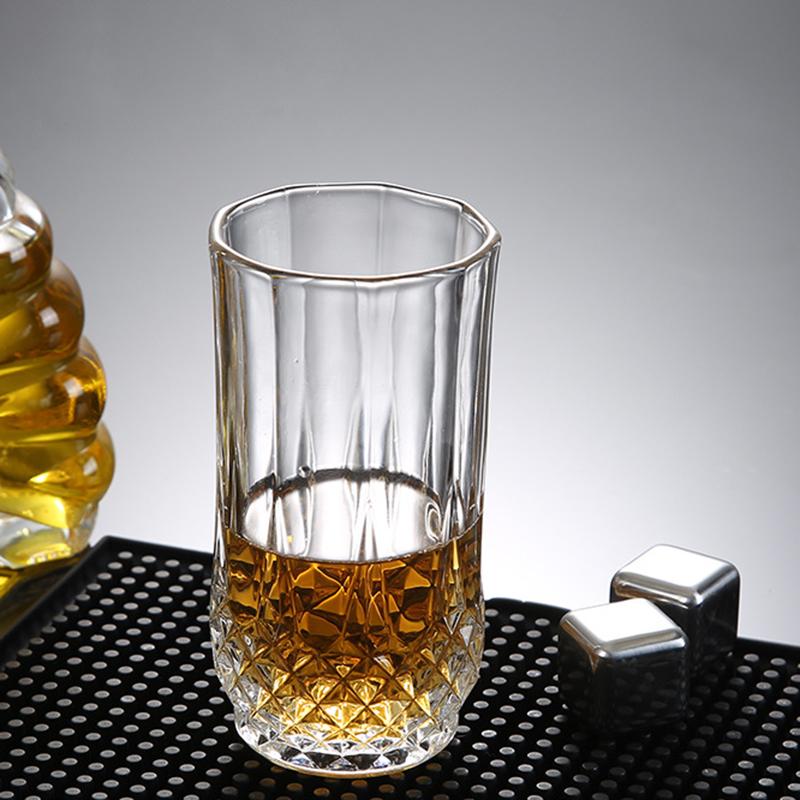 215ml/310ml/250ml/360ml Whiskey Glass Luxury Wine Glasses Transparent Cold Drink Cup Bar Elegant Brandy Cup Party Cocktail Glass