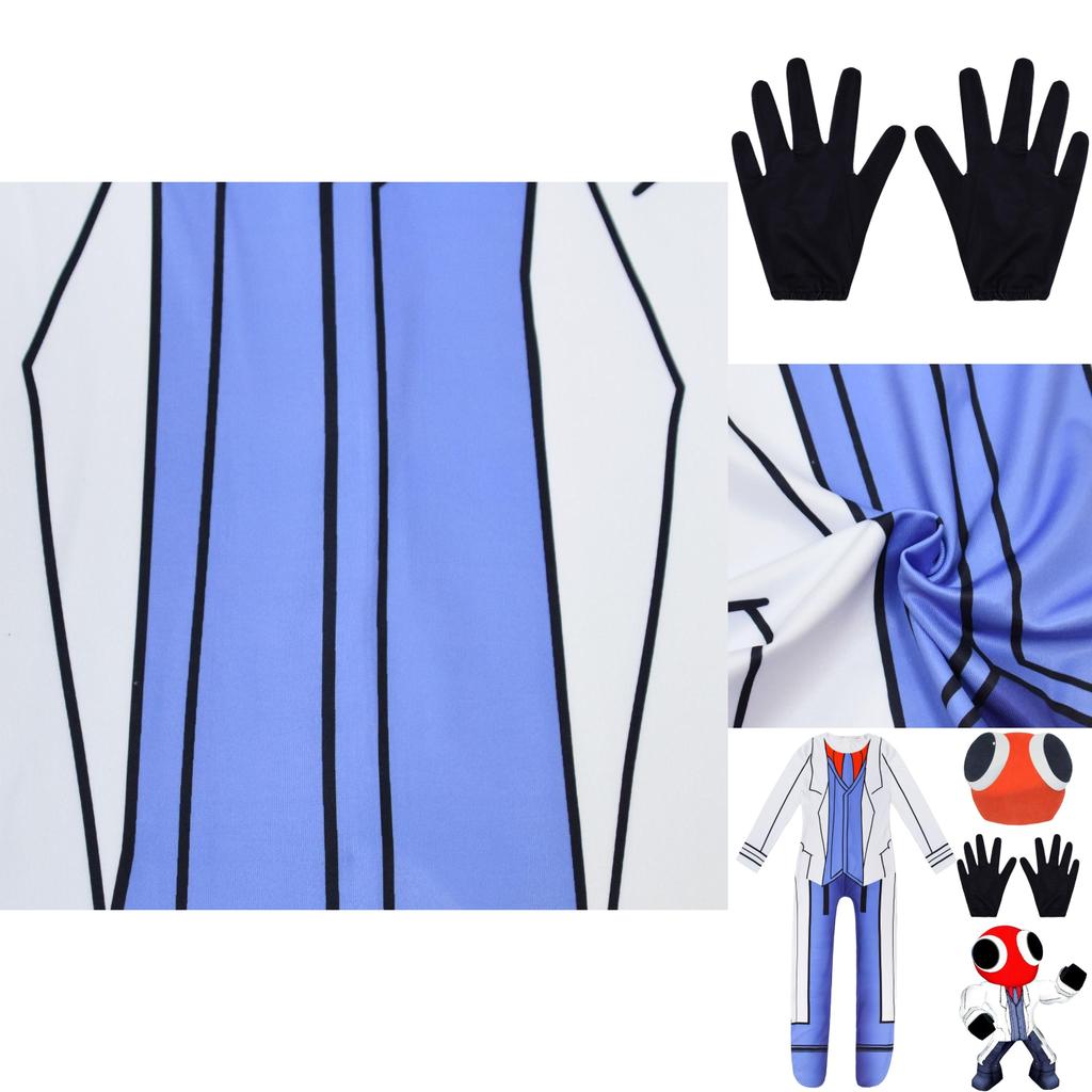 Mască respirabilă Roblox Rainbow Friends Ant Man pentru copii, costum de Halloween, salopetă, costum de cosplay