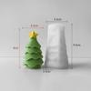 DIY Christmas Tree Candle Mold Creative Xmas Tree Snowman Silicone Mold Christmas Gifts DIY Christmas Party Home Decors 2025 New