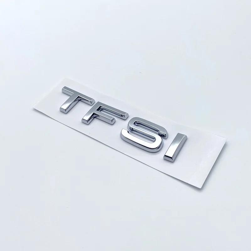 2026 3D Chrome Glossy Black ABS TDI TFSI Car Rear Emblem Sticker for Audi A1 A3 A4 A5 A6 A6L A7 A8 S3 S6 Q3 Q5 Q7 TT S RS