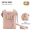 For Samsung Galaxy Z Flip7 5G Case Zipper Wallet Design PU PC Phone Cover with Long Strap
