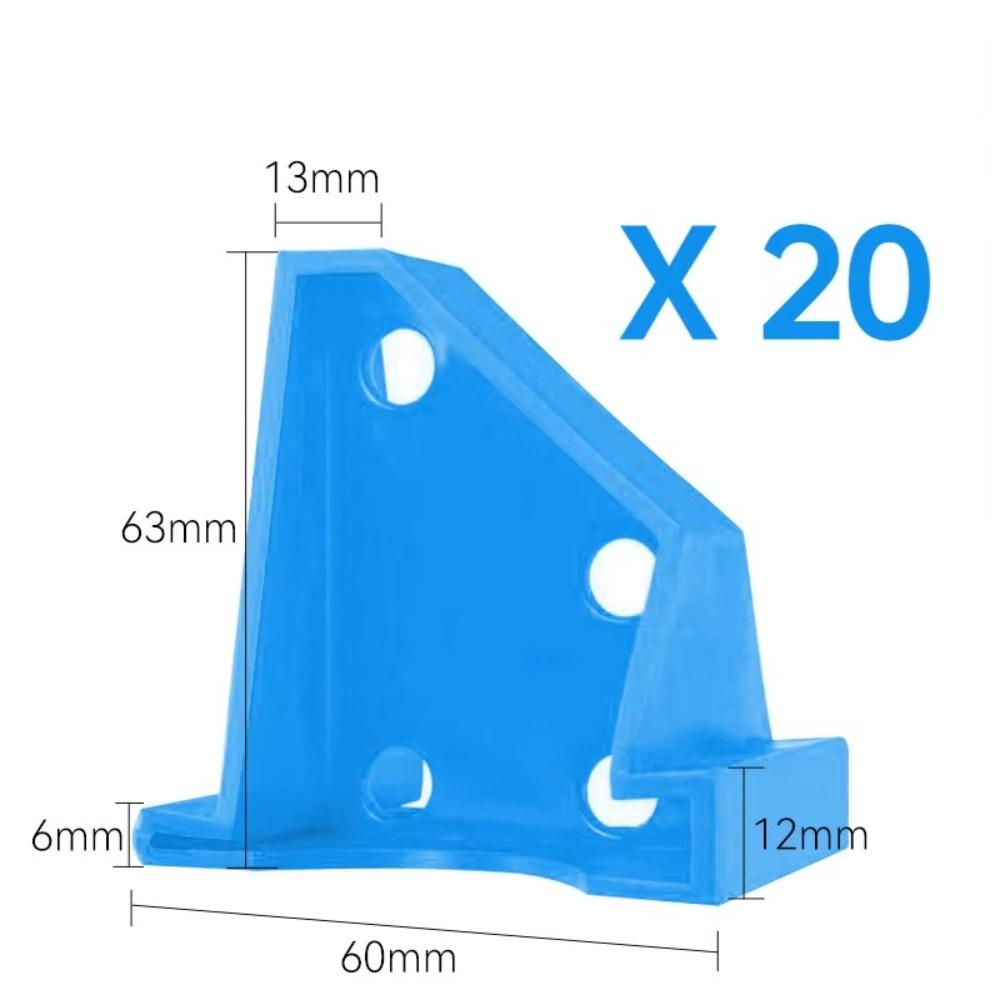 20 Stück ABS Bodenabstandshalter mit 1/4 & 1/2 Fuge Universelle Laminat-Holzbodenwerkzeuge Bodenverlegewerkzeug
