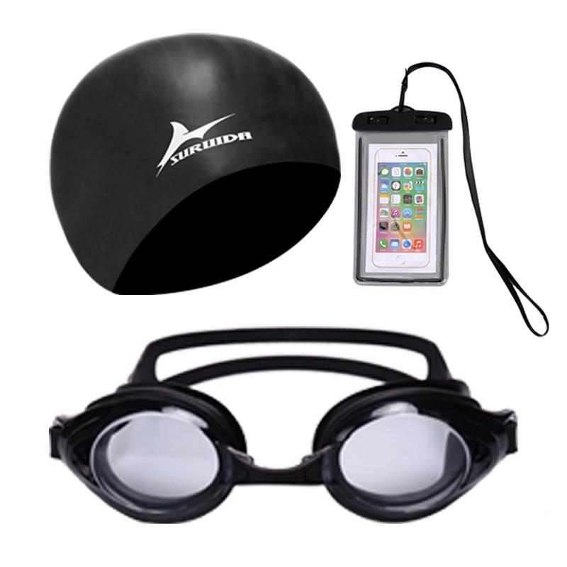 SUREDA Rychleschnoucí plavky proti rozpakům - Unisex nadměrná velikost, plavky se čtvercovou nohavičkou na pláž a do horkých pramenů