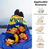1pc Blanket The Wiggles Print Design, Lightweight Blanket for Sofa, Bed- Soft &Warm, Gift for All Seasons Like Christmas, Halloween