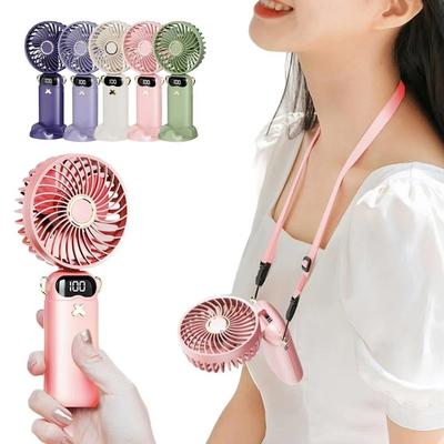 6000mAh Cooling Fan Rechargeable Rechargeable Fan Portable Handheld Mini Fan  Summer