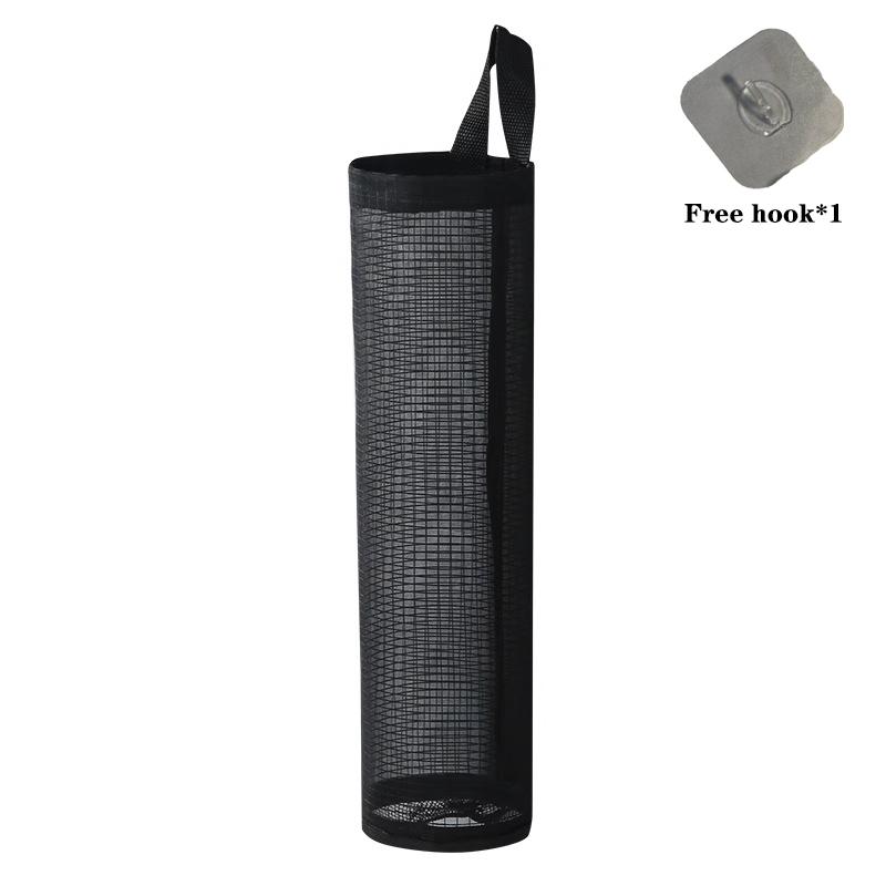 

Подвесной мешок для мусора, сумка для хранения, кухонный диспенсер, настенный держатель для мусора, органайзеры для дома, аксессуары для хранения 35x15CM чёрный