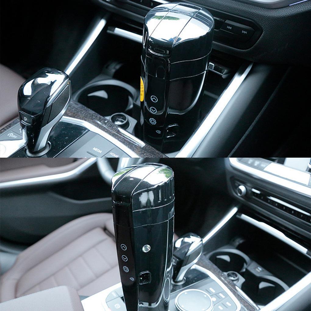 400ml Car Heating Cup Electric Kettle Stainless Steel Smart Temperature Control Touch LCD Display Travel Coffee Mug Warmer