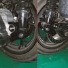 LEDISHUN Lowering Kit for Yamaha XMAX 300 and XMAX 250, Improves Foot Reach, Rear Lowering Link Rod (Black)