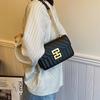 Popular small bag women's new fashion spring shoulder messenger bag beautiful personality casual small square bag