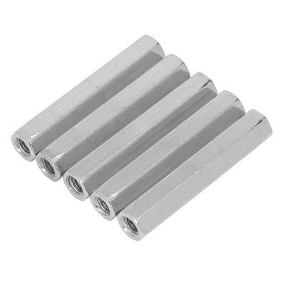 5 Pcs Hex Coupling Nut M8x1.25 75mm Length 304 Stainless Steel Hex Connection Nuts for Bolt Stud