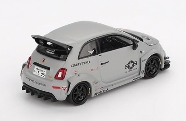 Sunrich MINI GT Scale Abarth 595 X Abarth Works Fighters Finished Model 1/64 LB-WORKS (Left-Hand Drive) MGT01064-L