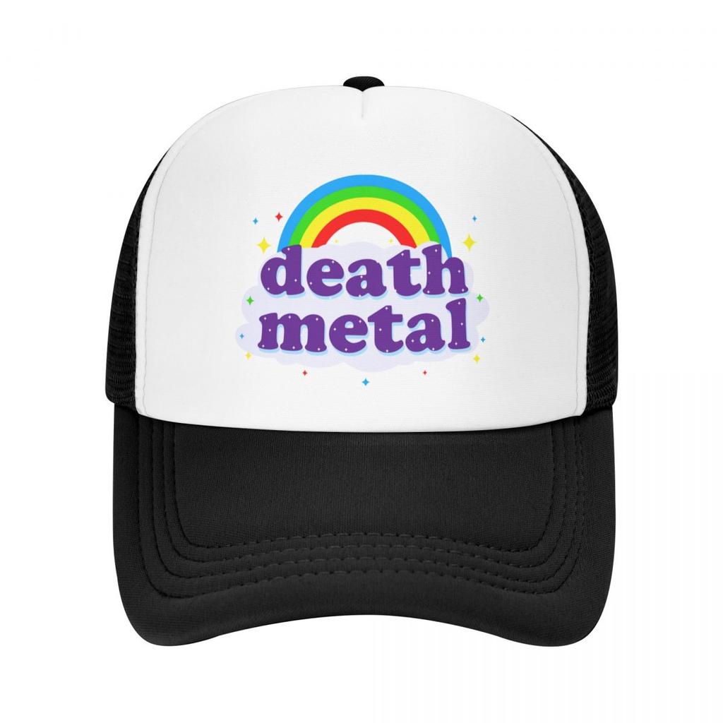 Punk Rock Music Death Metal Baseball Cap for Unisex WoUnisex Breathable Trucker Hat Performance Snapback Hats Summer Caps