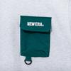 New Era Woven Pocket Crew Neck Short Sleeve T-Shirt Unisex Tops Heather-Gray 14179048