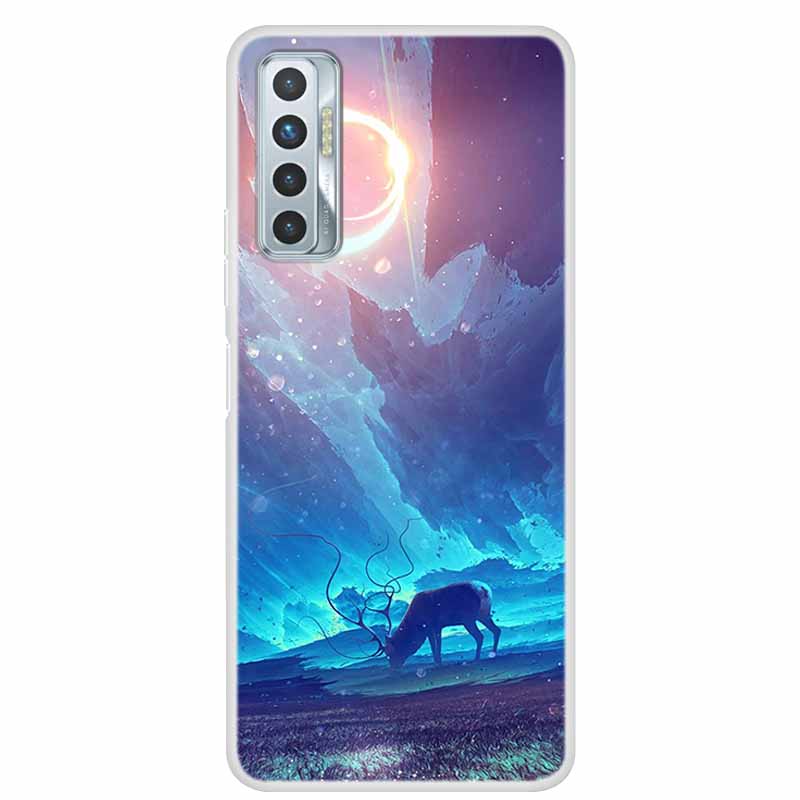 For Tecno Camon 17P Case Luxury Silicone TPU Soft Cover Phone Case For Tecno Camon 17 CG7 CG6 1 7 Coque Shockproof Cartoon Funda