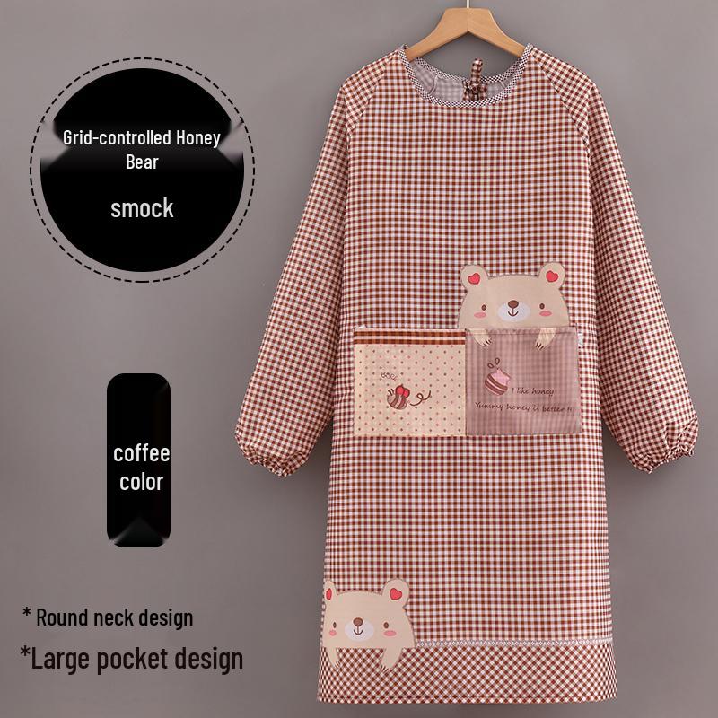 Stylish Women s Long Sleeve Kitchen Apron - Summer 2025 Model