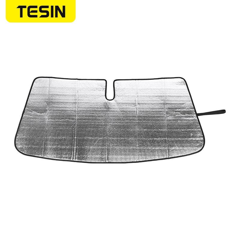 TESIN Car Front Windshield Sunshade For Ford Mustang 2008 2009 2010 2011 2012 2013 2014 Sun Visor Protector Cover