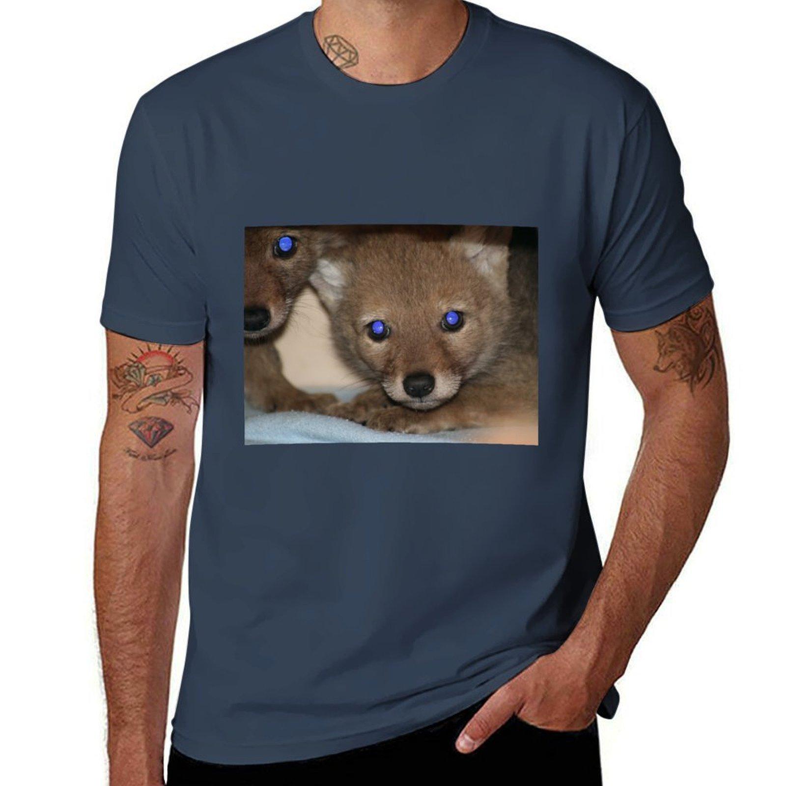 Coyote Pups TShirt Halloween Casual TShirt S