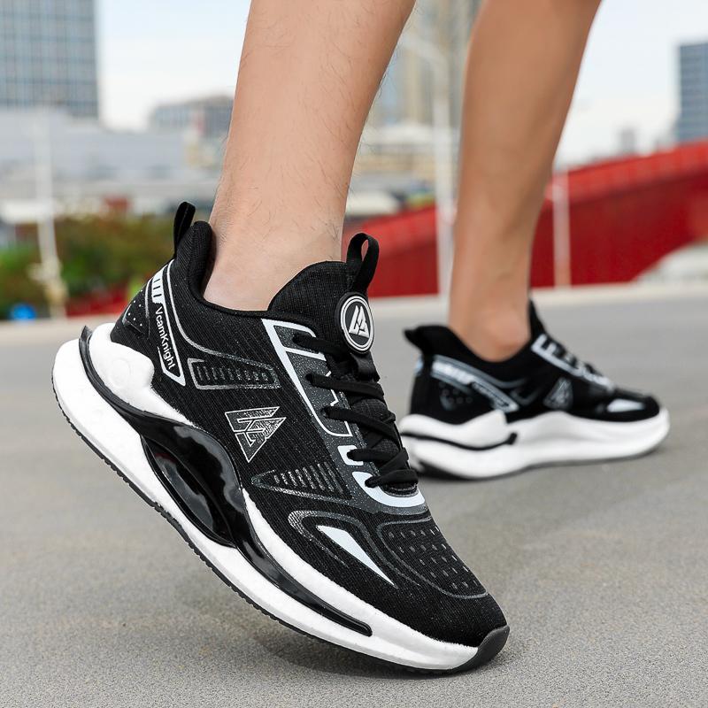 Men's Running Shoes Breathable Man Sports Sneakers Lace Up Comfort Casual Walking Shoes Athletic Training Footwear