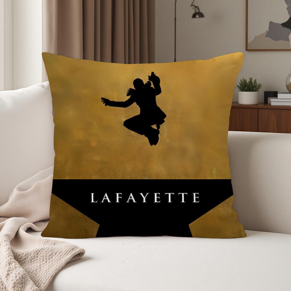 Classic Play Musical Hhamilton Pillow Case Suitable For Bedrooms Living Rooms Cars Home Decoration