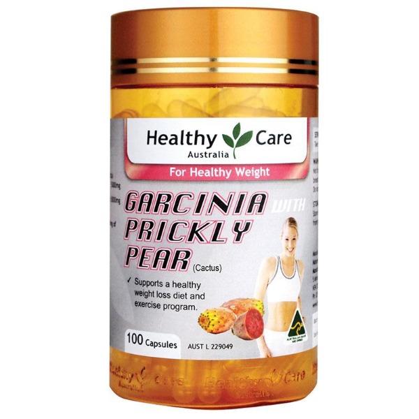 Healthy Care Garcinia With Prickly Pear (Cactus) 100 Capsules