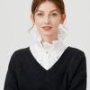 Women's Shirts Decoration Ruffle Fake Collar Autumn and Winter Solid Color Adjustment False Collars