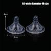 2Pcs Baby Silicone Wide Neck Soft Teats Nipple Circle Hole S/M/L Size Cross Hole Baby Bottles Natural Flow Nipples