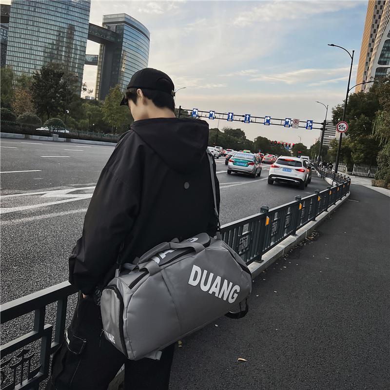 Large Capacity Travel Bag Portable Luggage Bag Dry And Wet Separate Sports Fitness Bag