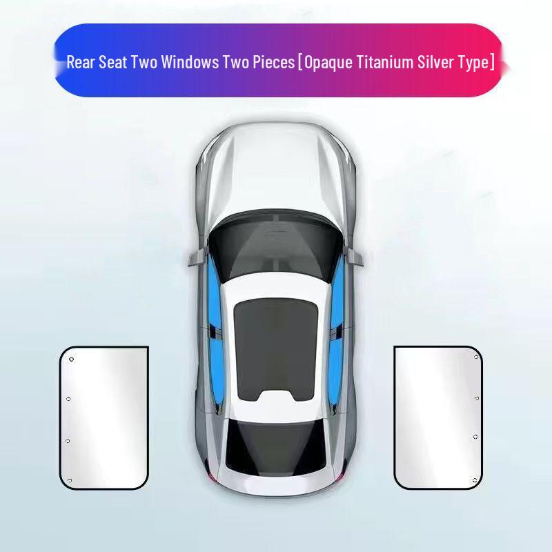 Anti-UV Car Sun Shade: Opaque Window Curtain for Heat & Sun Protection