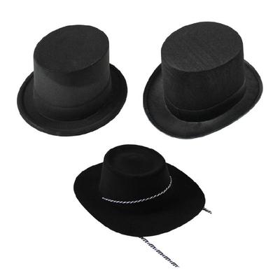 Rollrand Panama Hut Melone Erwachsener Unisex Zaubererhut Maskeraden Kopfbedeckung