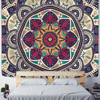 Indian Mandala gobelin ścienny wiszący piaszczysta plaża rzut dywan koc namiot kempingowy materac podróżny czeski karimata gobeliny