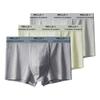 3Pcs Men's Cotton Underwear Mid Rise Soft Breathable Boxer Shorts Briefs High Elastic Comfortable Boyshort L XL XXL 3XL 4XL Panties