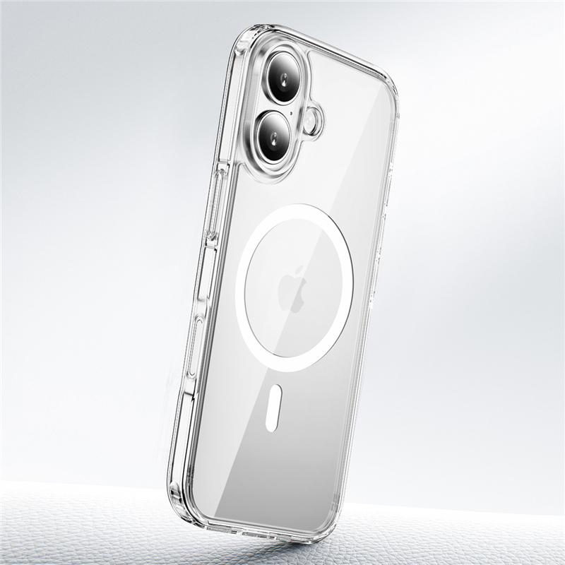 Clear Shockproof Magsafe Magnetic Case For iPhone 17 16 15 14 13 12 11 Pro Max 17 Air 16e Wireless Charging Back Cover