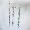 Whimsical Wind Chime Car Decoration Cute Jellyfish Pendant Star Car Pendant Sweet Wind Chime Alloy Material for Daily
