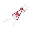 2025 Stylish Xi Character Sticker for Wedding Room and Stairway Decoration