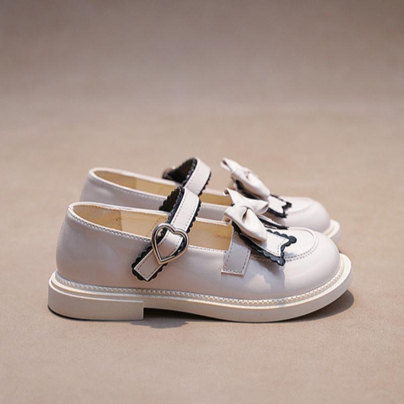 Leather Shoes, Fashionable Korean Version, British Style, Soft Soled Princess Shoes, Suitable for Elementary School Students, Performance Shoes